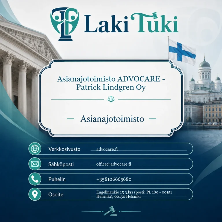 Asianajotoimisto ADVOCARE – Patrick Lindgren Oy