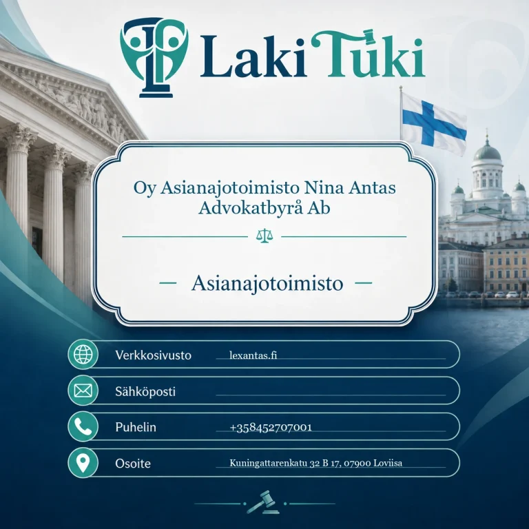 Oy Asianajotoimisto Nina Antas Advokatbyrå Ab